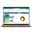 Planilha de gestão de contratos em Excel com gráficos e relatórios
