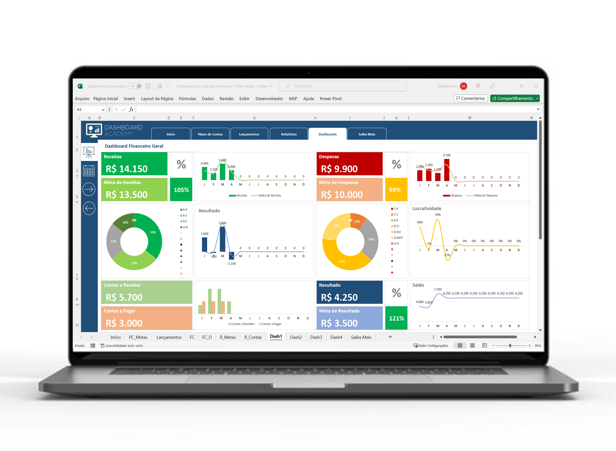 Como Organizar o Financeiro da Empresa no Excel: Guia Prático
